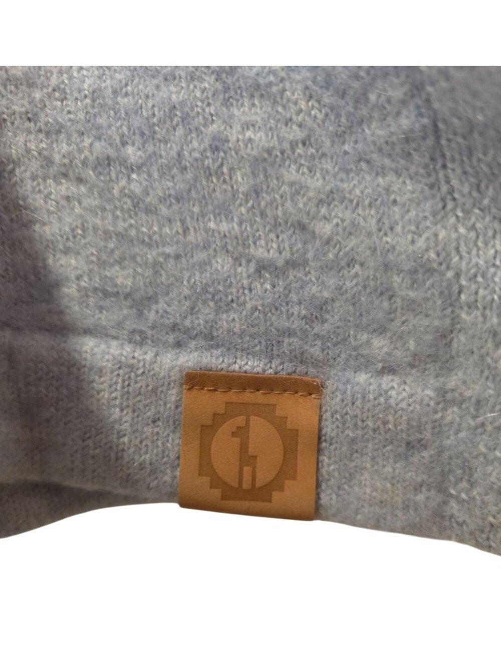 PAKA Handmade Gray Royal Alpaca Wool Blend Crewneck Pullover Sweater Sz XS - Picture 5 of 8
